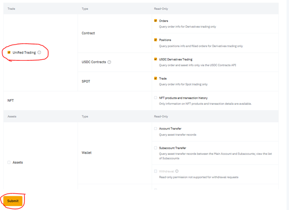 Create API Key